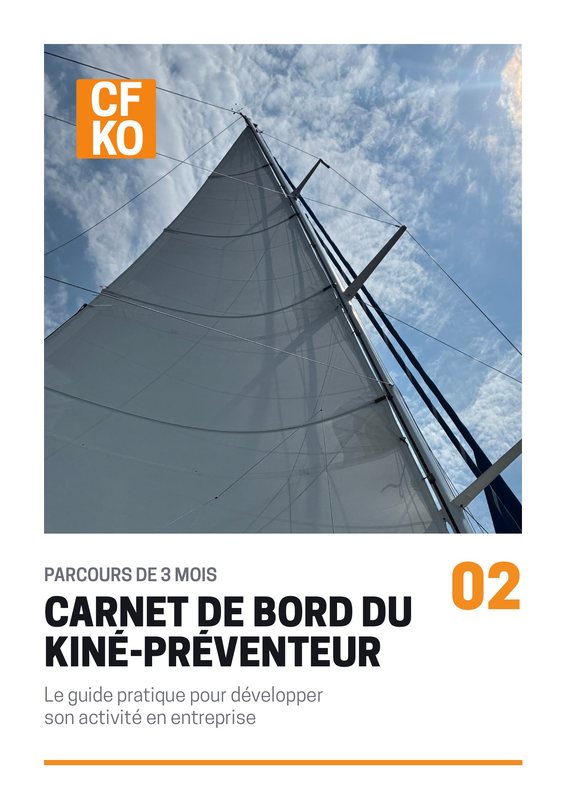 Couverture du Carnet de bord du kiné-préventeur